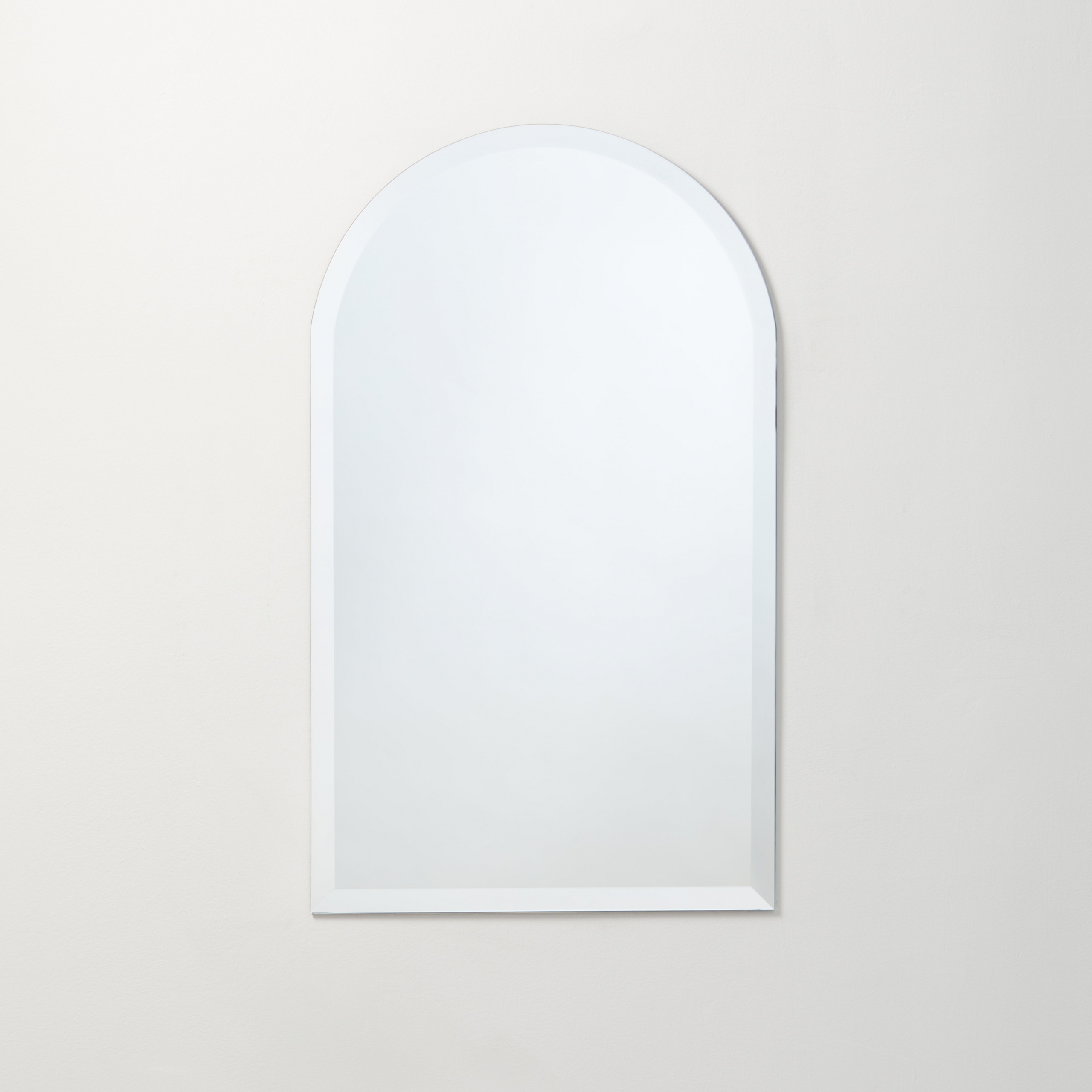 Frameless Beveled Cathedral ArchTop Mirror Better Bevel