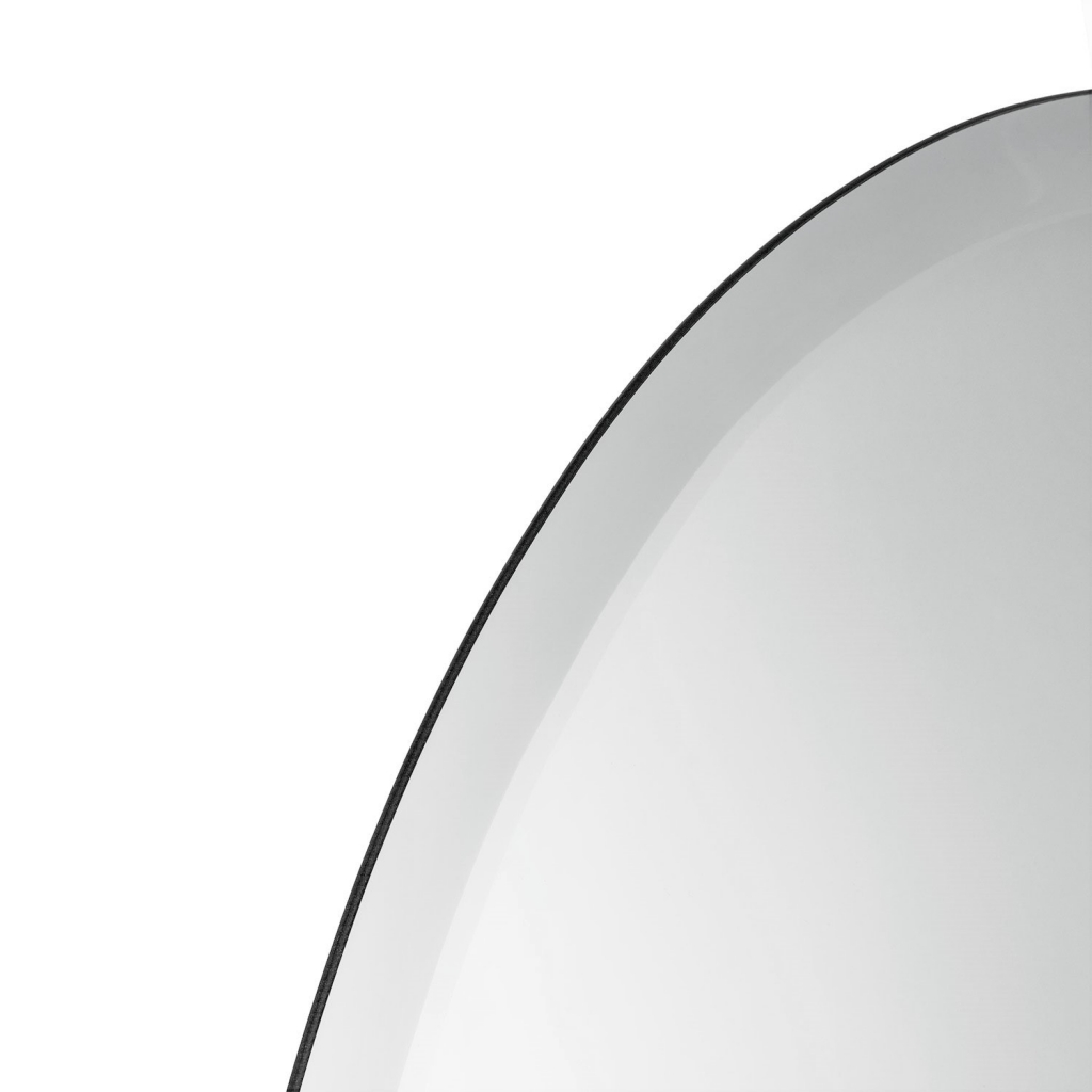 Frameless Beveled Oval Mirror Better Bevel Made in USA