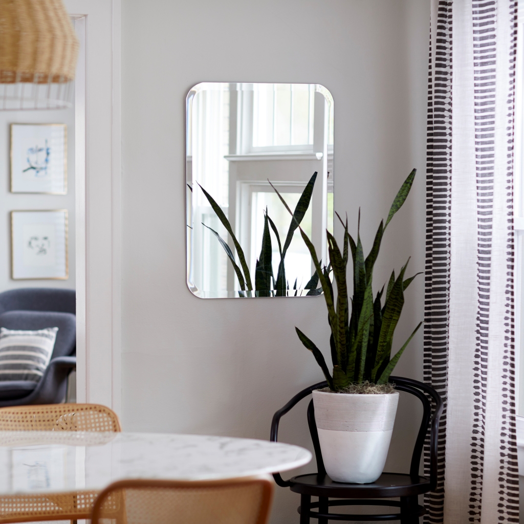 Frameless Beveled Rounded Rectangle Mirror - Better Bevel