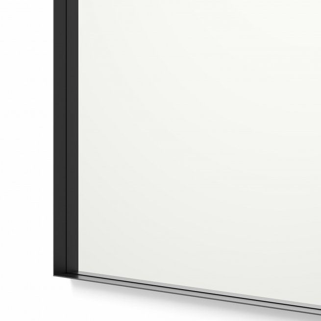 HBCY Creations 20 x 30 Black Mirror for Wall - Sturdy Metal Framed Mirror  - Rectangle Mirror with Metal Frame for Bathroom, Entryway, Living Room &  More! 