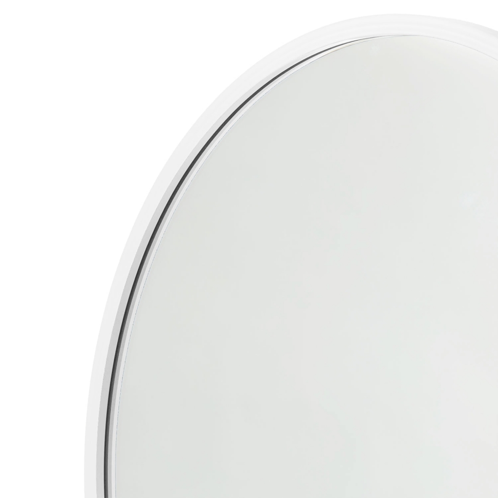 Rubber Framed Round Mirror - Better Bevel - Made in the USA