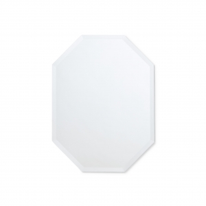 Frameless 20" x 28" Beveled Octagon Mirror